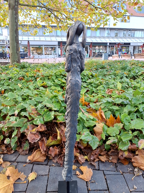 Lille skulptur til haven